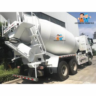 China Mechanical Suspension 40ft 43m3 Cement Mixer Trailer mixer truck for sale