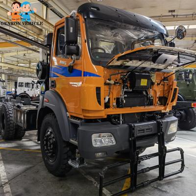 China Beiben 2638 KZ 6x4 380 van het de Cabineregistreren van HP Euro 3 Op zwaar werk berekende Korte de Tractorchassis Te koop