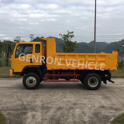 중국 베냉에서 5 톤 Sinotruk Howo 덤프 트럭 Camion Benne 판매용