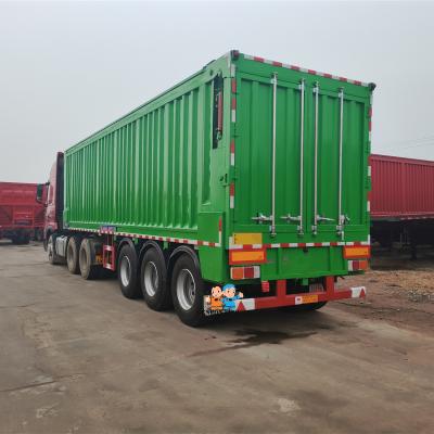 China 12000mm 30 Ton Semi Tanker Trailer Truck van de het Vuilnisoverdracht van het Afvalhuisvuil het Kruippakjestortplaats Te koop