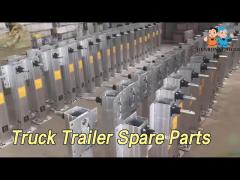 Steel Truck Trailer Spare Parts Landing Gear / Leg 28 Tons Double Speed