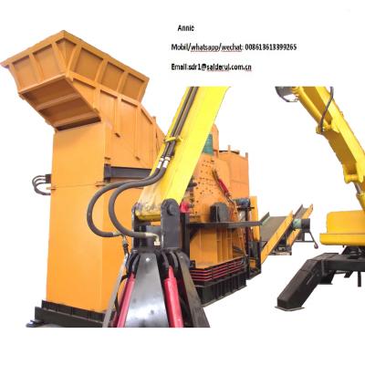 China Efficient And Durable Industry Scrap Metal Shredder With Single Shaft Hammer Type Waste Car Body Crusher For Scraps for sale