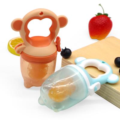 China Hot Selling Nipple BPA Free Food Grade Silicone Feeding Nipple Baby Fruit Feeding Pacifier for sale