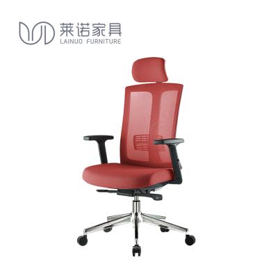 China Height Adjustable (Height) Adjustable Height Lift Mesh Office Chair Heated Orange Headrest Mesh Office Chair for sale