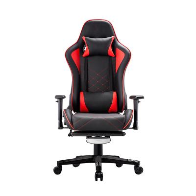 China Other Leather RGB PU Racing Gaming Chair With Led Lights Racing for sale