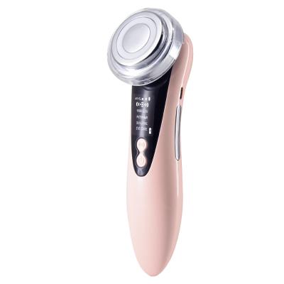 China Pore ​​Shrinking Device Ultrasonic Photon EMS Skin Care Ionic Facial Cleansing Facial Massager for sale