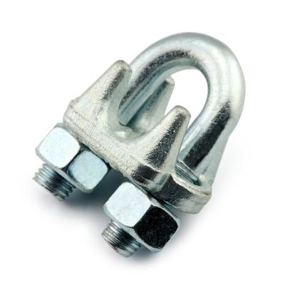 China Securing Rigging Type Wire Rope Hardware Drop Forged US Hot Dip Galvanized Wire Rope Clip for sale