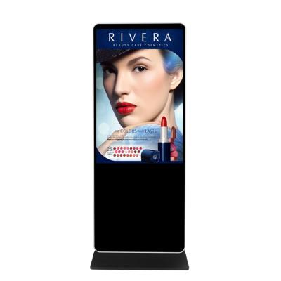 China Indoor 55 Inch LCD Indoor Floor Standing Touch Screen Digital Signage Display for sale