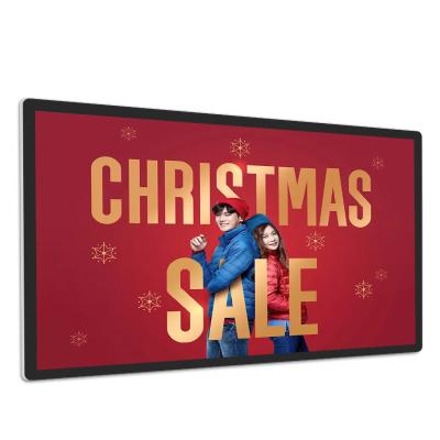 China Smart Indoor Wall Mounted Billboard Digital Advertising Split Screen Digital Signage for sale