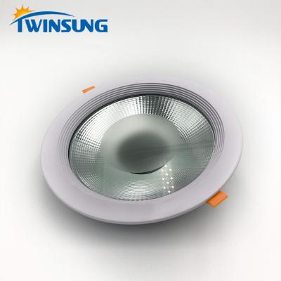 China Modern White Baffle Metal Recessed Can Light Trim LED Downlight Housing for sale