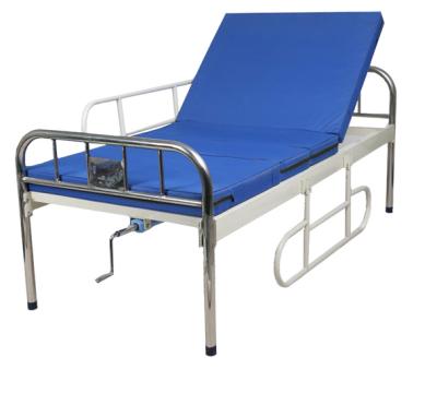 China 1 Function Manual Hospital Bed, Manual Single Crank Hospital Bed, Manual One Hospital Bed Stainless Steel Functional Hospital Beds for sale