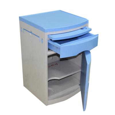 China Safe And Simple Cheap Hot Sale Hospital Metal Table Bed Side Cabinet Locker Nightstand for sale