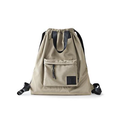 China Wholesale Khaki Women Waterproof Daily Casual Bag Men Mochila Waterproof Laptop Backpack With Front Pocket for sale