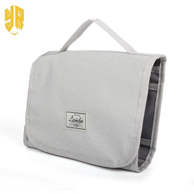 China Profesional Collapsible Polyester Fashion Portable Expandable Kosmetiktasche Cosmetic Bag for sale