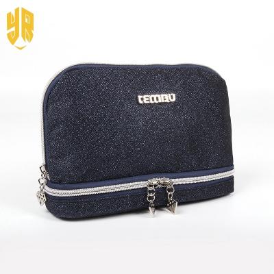 China Fashion Glittering Toiletry Bag Multi-layer Warehouse Bag Makeup Bag Polyester good crack! crack! for sale