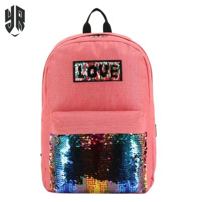 China Fashion Anti-theft Polyester Amazon Nylon College Bag Student Backpack For Girls for sale