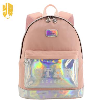 China 2021 New Customized Waterproof Stylish Funny Pink Children School Bag Backpack For Kid Girl for sale