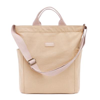 China High Quality Polyester PORTABLE Khaki Handbag Korean Large Tote Bag Waterproof Women for sale