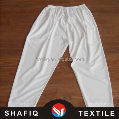 China Anti-pilling Traditional White Arab Trousers Pants For Muslim Man Wear for sale