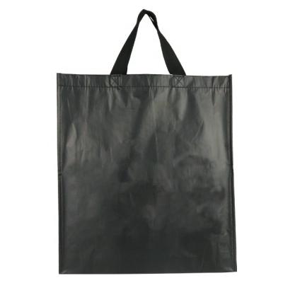 China Custom Grocery PP RPET Shopping Bags Large Logo Grocery Bags Reusable Foldable For Shopping for sale