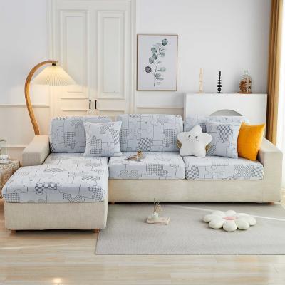 China 2023 Best Selling Jacquard Household Removable Decoration Jigsaw Soft Cationic Velvet Sofa Cover for sale