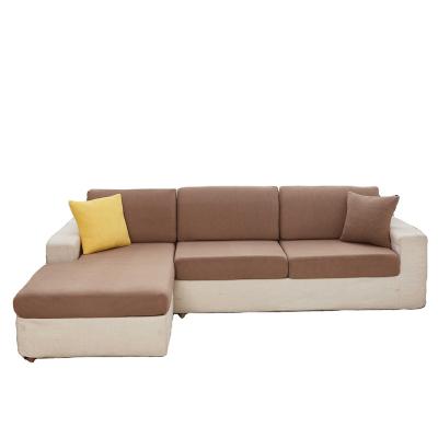 China Corner Anti-dirty Khaki Sofa Cover L-Shaped Seat Protector Cover Sofa Seat Cushion Cover Waterproof New Corn Soft Corduroy for sale