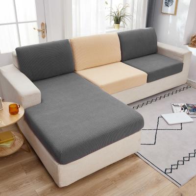 China Corner Anti-dirty Color Matching Soft Sofa Cover L-shaped Seat Protector Cover Sofa Seat Cushion Cover Waterproof for sale