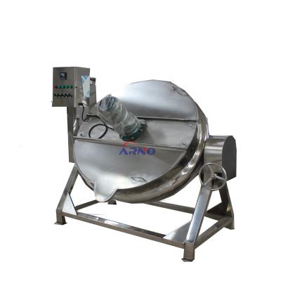 China Bakery Hot Sale Kettle Cooker Fried Rice Jacket Coated Kettle Stirring Boiler Cooking Jacket Kettle for sale