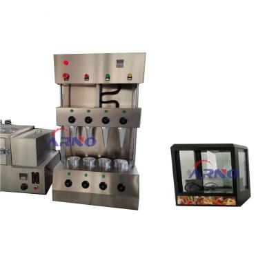 China food & Beverage factory pizza cone oven machine ice cream cone egg crispy tray making machine for sale