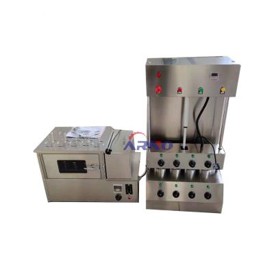 China food & Beverage Factory Factory Supply Pizza Oven Frozen Pizza Cone Making Machine Poland Snacks Sweet Pizza Cone Making Machine for sale