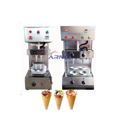 China food & Beverage factory factory supply 4 mold automatic pizza cone making machine stainless steel pizza cone making machine for export automatic pizza for sale