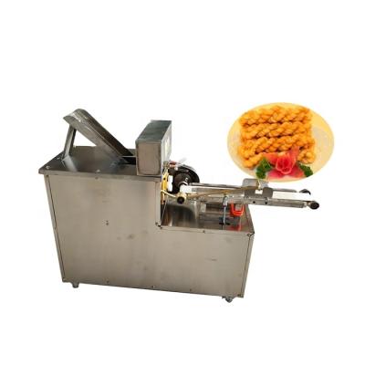 China food & Hot selling beverage factory dough stick maker/factory price donut maker /noodle frying fried dough twist forming machine for sale