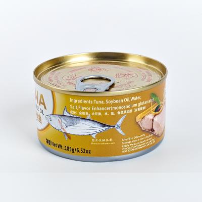 China Canned canned tuna canned from seafood supplier in oil in water for sale