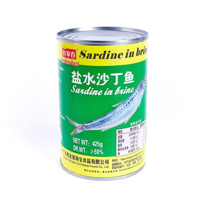 China OEM 425g Canned Hot Sale Canned Sardines In Tomato Sauce In Brine In Oil for sale