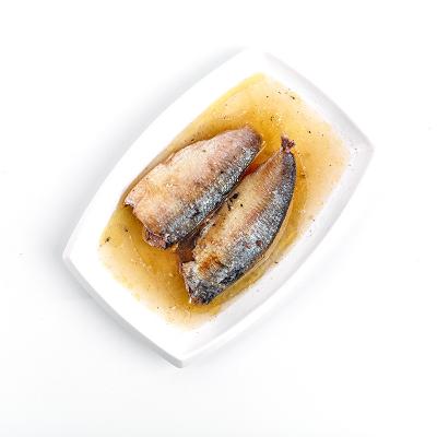 China 425g canned canned sardines in canned vegetable oil seafood supplier for sale