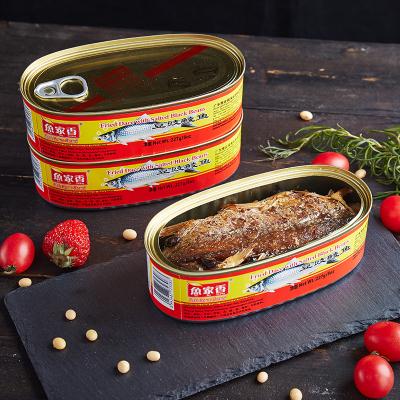 China Factory Price Canned 227g Canned Fried Dace With Salted Black Bean for sale