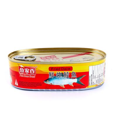 China Factory Price Canned Fried Dace Canned Delicious Bulk Oil 184g for sale