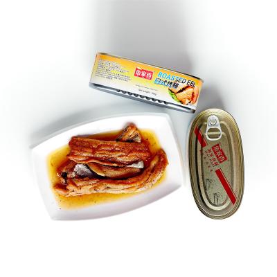 China Wholesale Canned Fish Supplier 168g Canned Japanese Roasted Eel Fish for sale