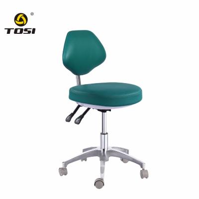 China PU Leather/Microfiber Dental Assistant Snitch Dental Doctor Dental Chair Dental Stool for sale