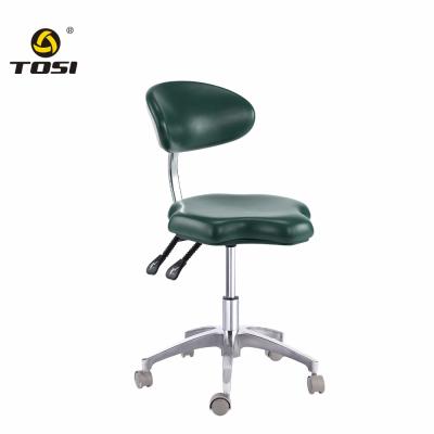 China Leather Comfortable PU/Microfiber Dental Assistant Stool Dentist Stool/Doctor Chair for sale