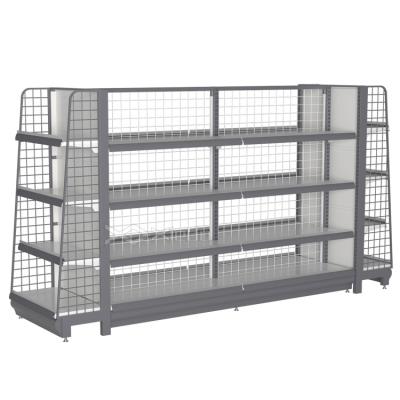 China Guangzhou double-sided shelves gondola shelf supermarket shelf store racks Estanteras de supermercados for sale