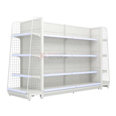 China Double sided hot sale fashion supermarket shelves new desing gondola shelves for sale