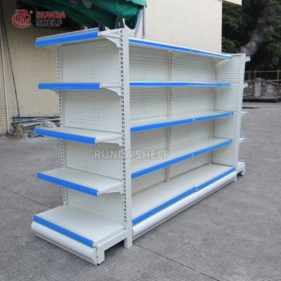 China RUNDA Double Sided Gondola Shelf Classic Supermarket Shelves Gondola Shelves China Supplier for sale