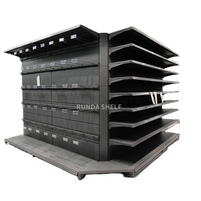 China Single Sided Heavy Supermarket Shelves Shape Shelves Supermarket Shelf for sale