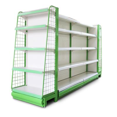 China 2021 Double Sided Supermarket Grocery Retail Store Rack Display Stand Rack System for sale