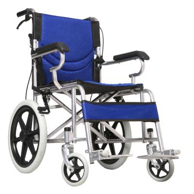 China Steel 11kg Home Durable Wheelchair Portable Foldable Lightweight Manual Wheelchair For Elderly for sale