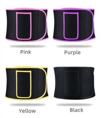 China Women Comfortable Breathable Elastic Waist Trainer Plus Waist Trimmer Belt Weight Loss Wrap Custom Logo Workout Waist Sweat Belt for sale