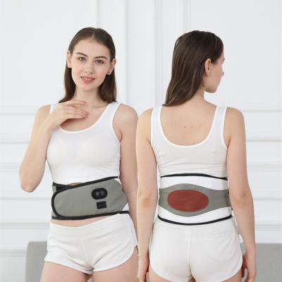 China Electric Lower Back Massager Machine Portable Body Pain Relief Waist Massage Heating Belt For Old 3 Levels Free Size for sale