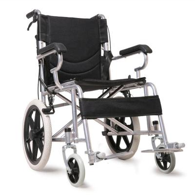 China Durable Home Elder Wheelchair Portable Foldable Ultralight Manual Wheelchair for sale