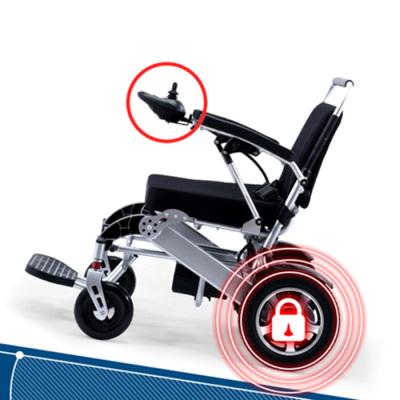 China Wholesale Aluminum Alloy Aircraft Car Trunk Aluminum Alloy Wheelchair Folding Electric Wheelchair Light Weight for sale